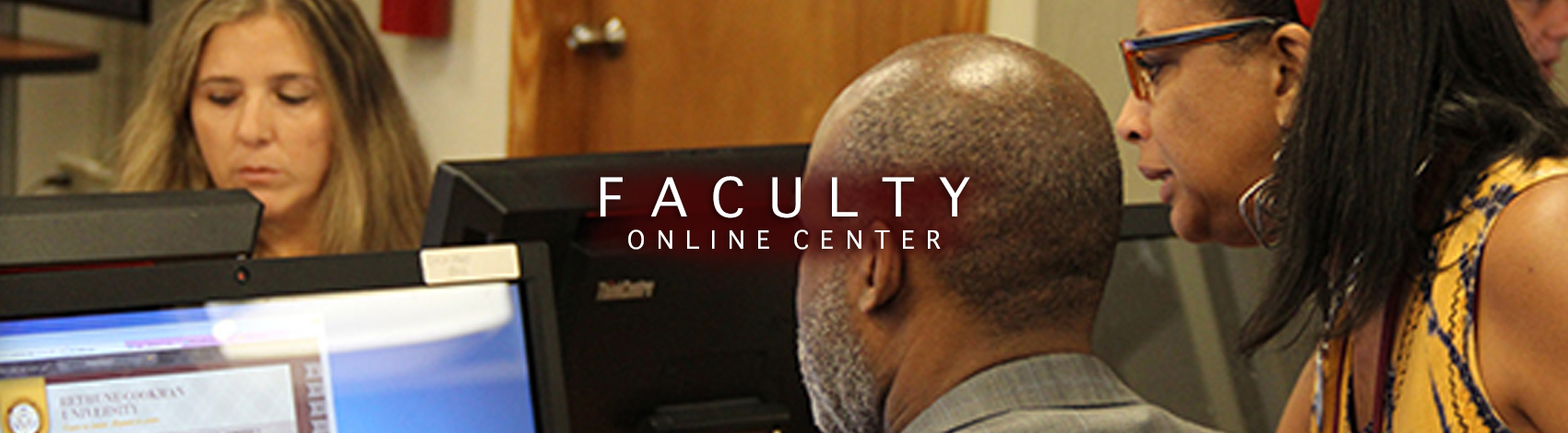 Faculty Online Center banner 